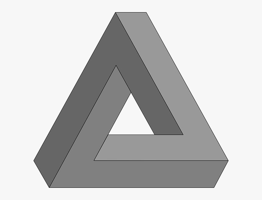 Triangle Illusion Png, Transparent Png