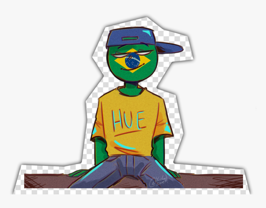 #countryhumans #brasil #brazil #verde #green #png #render - Countryhumans Brazil, Transparent Png