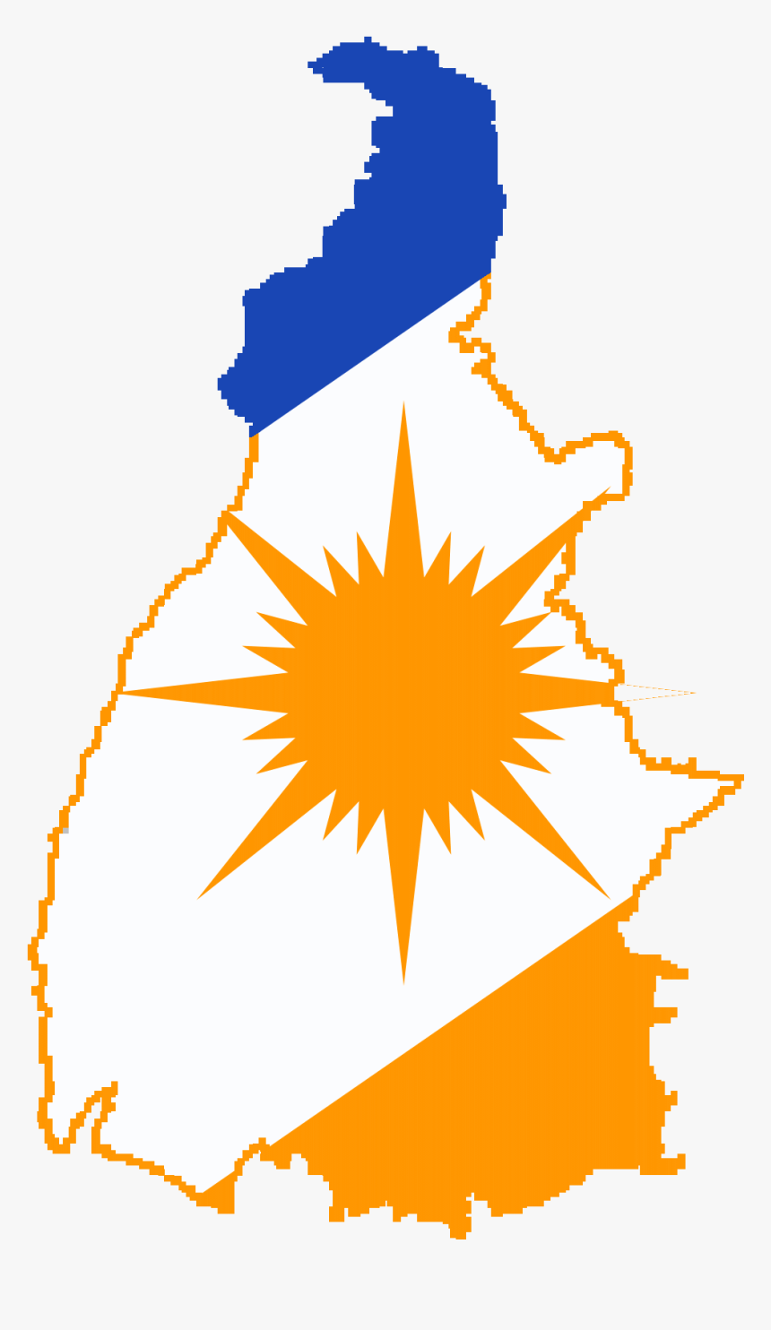 Flag-map Of Tocantins - Bandeira Tocantins Png, Transparent Png