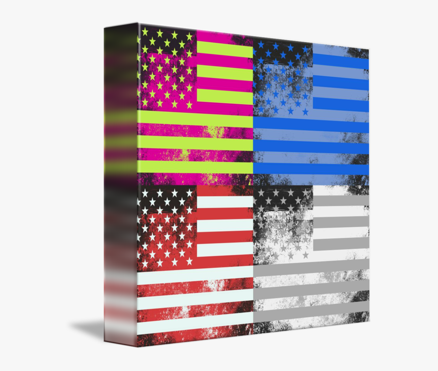 American Flag Grunge Png , Png Download - Usa Flag Pop Art, Transparent Png