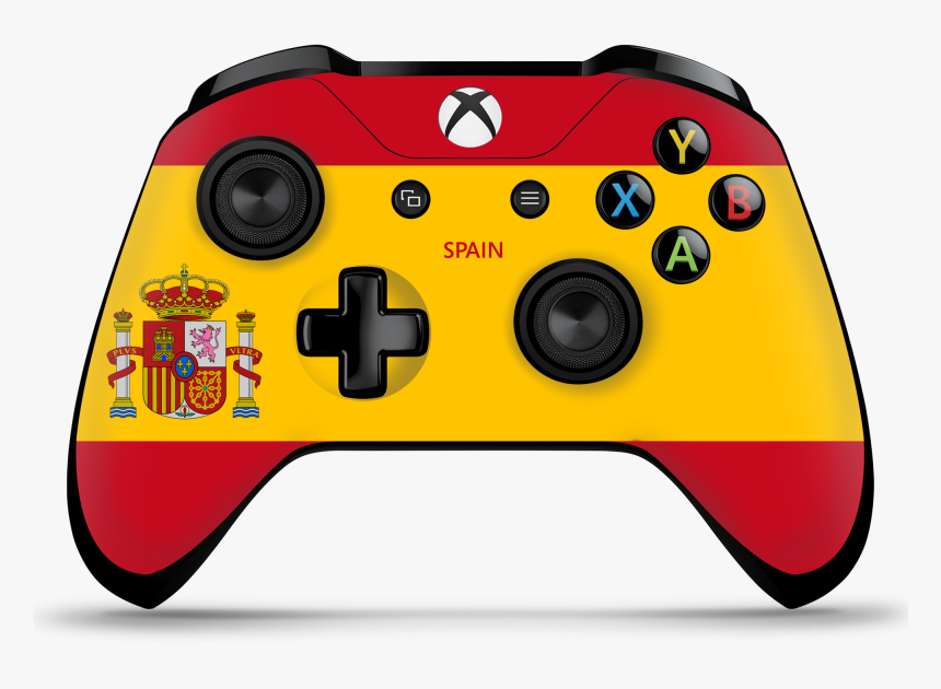 Xbox One Spain Flag Controller Skin - Game Controller, HD Png Download