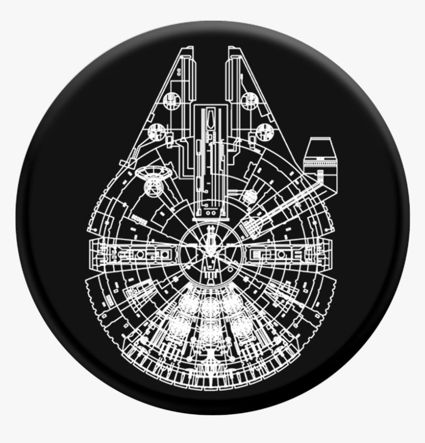 Millennium Falcon Pop Socket, HD Png Download