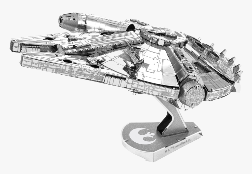 Metal Earth Iconx - Metal Earth 3d Model Kits Millennium Falcon, HD Png Download