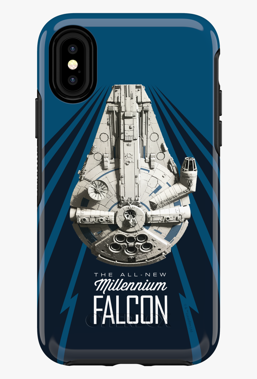 Iphone X/xs Otterbox Millenium Falcon Symmetry Star - Star Wars Otterbox For Iphone X, HD Png Download