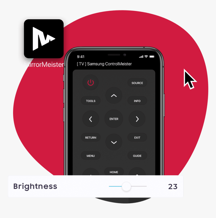 Controlmeister Remote Function - Multimedia, HD Png Download