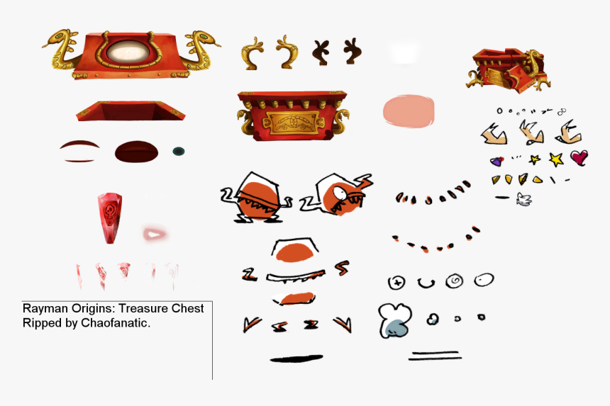 Treasure Chest - Rayman Chest, HD Png Download