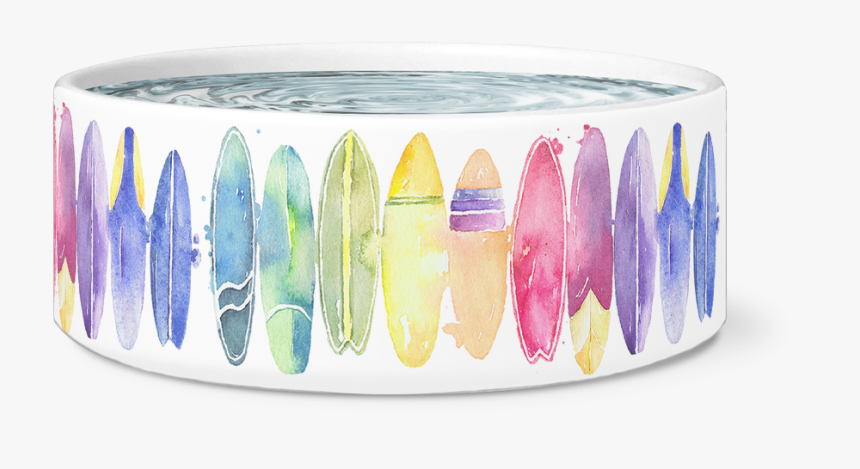 Load Image Into Gallery Viewer, Surfboard Dog Bowl, - Surfboard, HD Png Download
