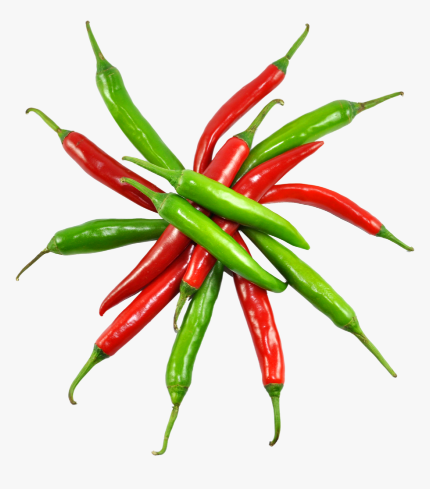 Red And Green Chilli Png Image - Red And Green Chillies, Transparent Png