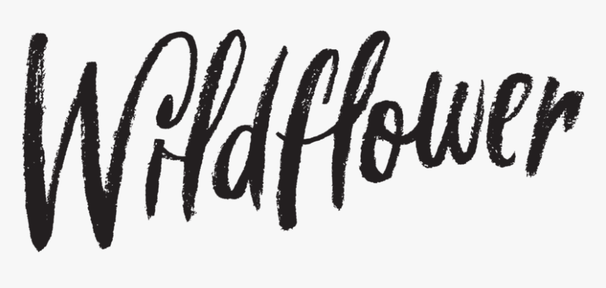 Wildflower - Calligraphy, HD Png Download