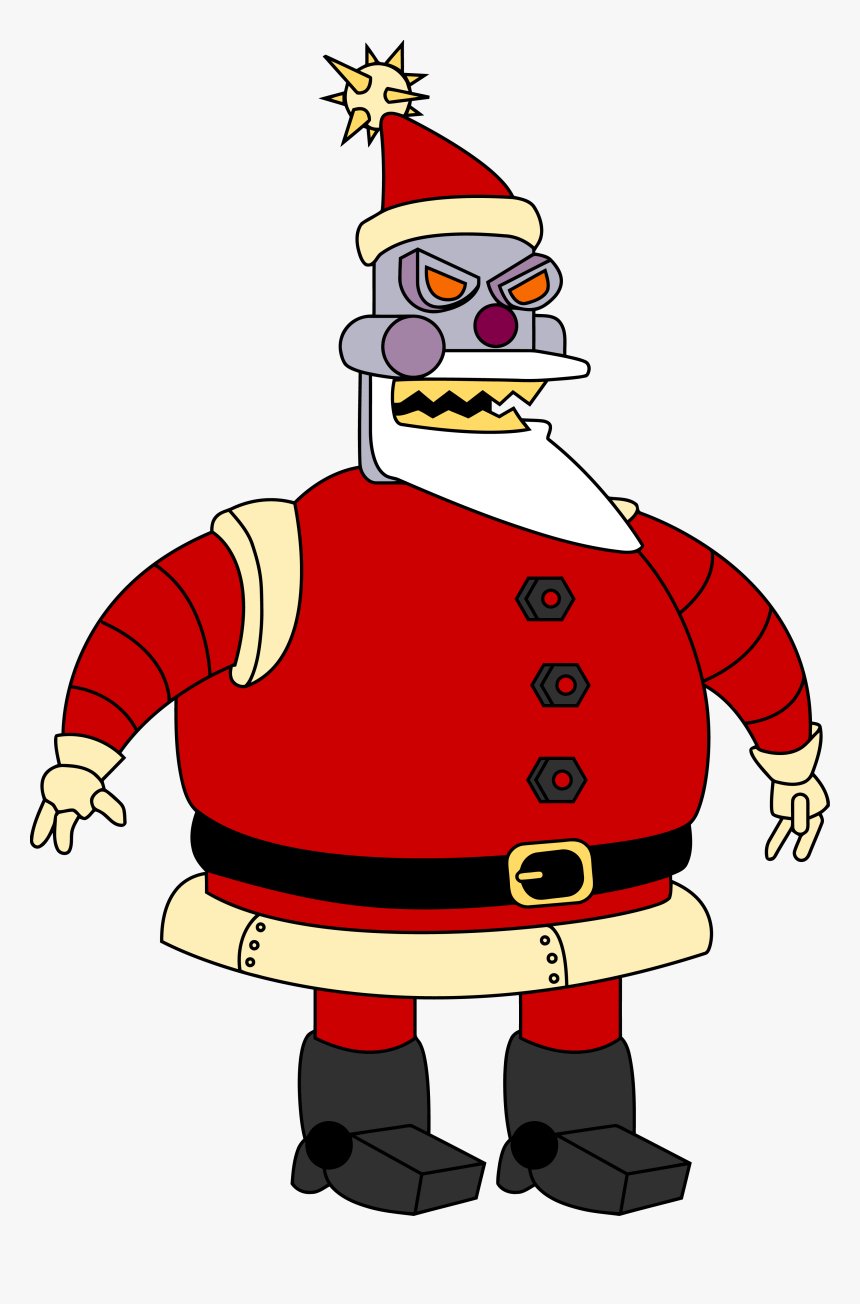 Robot Santa Futurama, HD Png Download