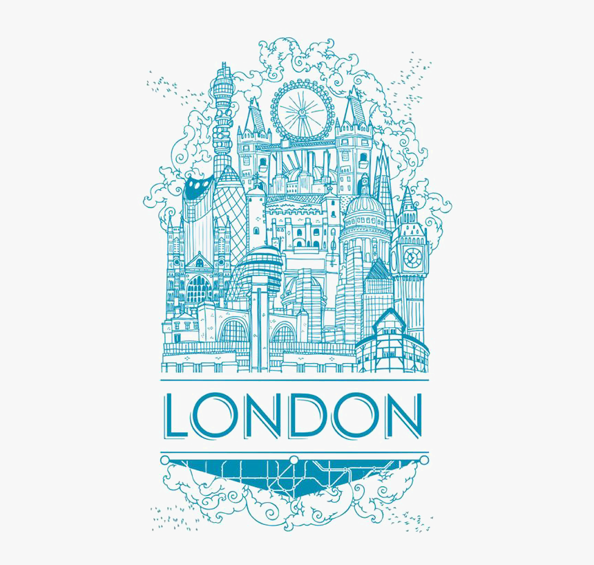 Big Ben Poster London Art Illustration - Big Ben, HD Png Download