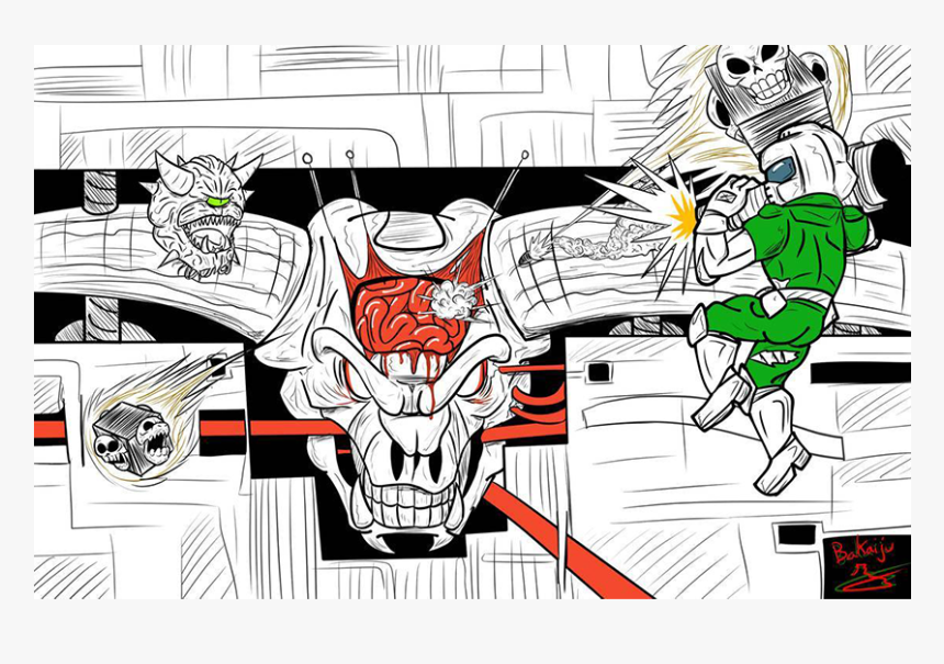 Bakaiju In-body - Cartoon, HD Png Download