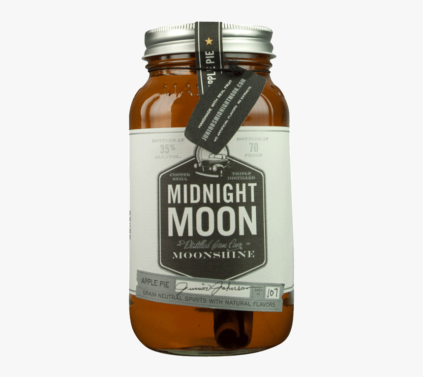 Junior Johnson Midnight Moon Apple Pie - Midnight Moon Cinnamon Moonshine, HD Png Download