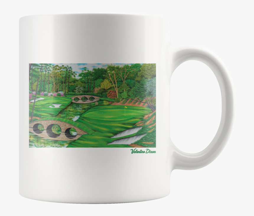 Valentino Dixon Augusta National Painting Mug - Golf Course Drawings, HD Png Download