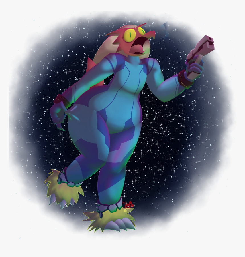 Space Wedgie - Potoobrigham Blaziken, HD Png Download