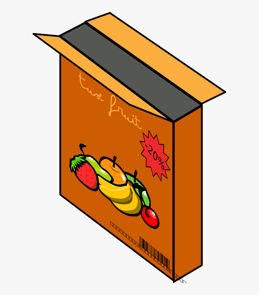 Cereal Box Svg Clip Arts - Clipart Cereal Box, HD Png Download