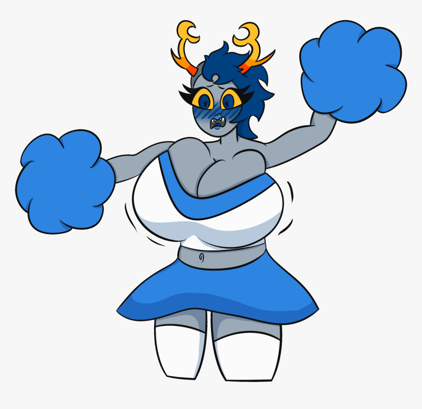 Elwurd Cheerleader - Cartoon, HD Png Download