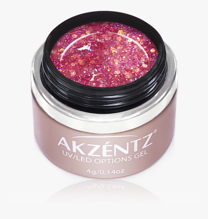 Akzentz Options Colour Gel Glitter Aurora Pink - Gel Options Buttercup, HD Png Download