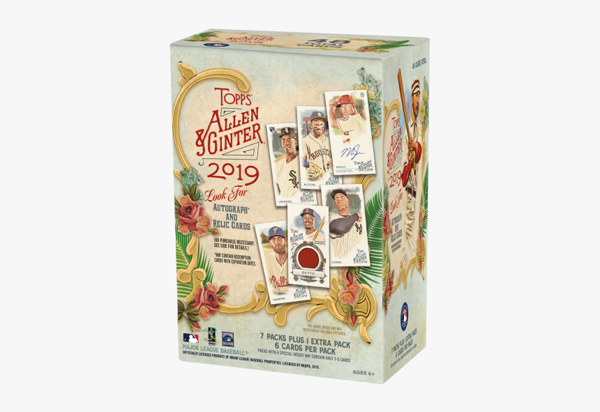 2019 Allen And Ginter Baseball Value Box 
 Src Https - 2019 Allen Ginter Blaster Box, HD Png Download