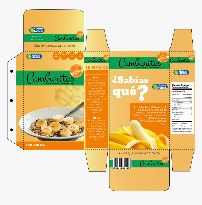 Die-cut From A Cereal Box - Cereal Box Die Cut, HD Png Download