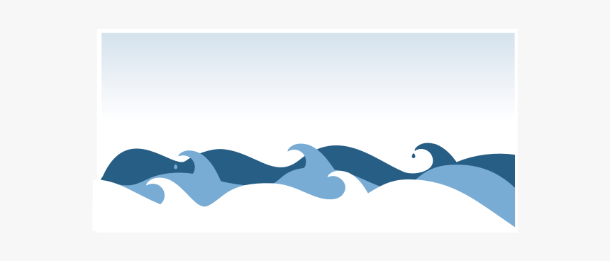 Sea Waves - Sea Waves Vector Sea, HD Png Download
