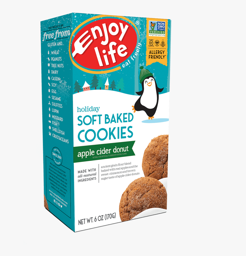 Enjoy Life Apple Cider Donut Cookies, HD Png Download