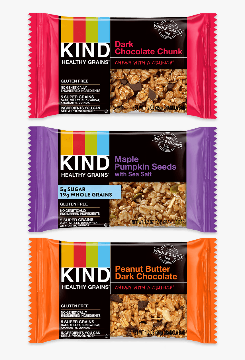 Null - Kind Dark Chocolate Chunk Granola Bar, HD Png Download