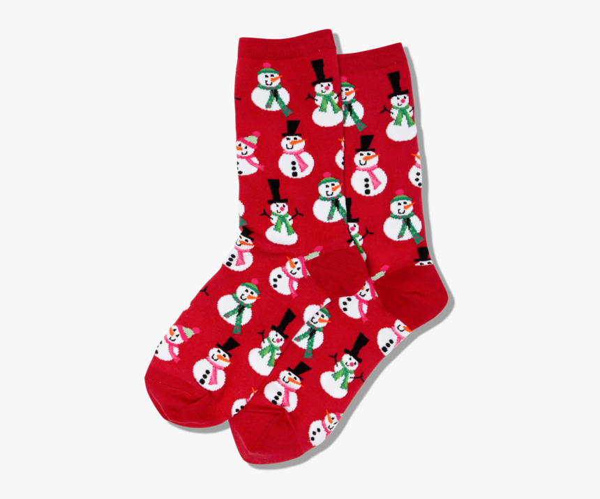 Women S Snowmen Crew Socks 
 Class Slick Lazy Image - Sock, HD Png Download