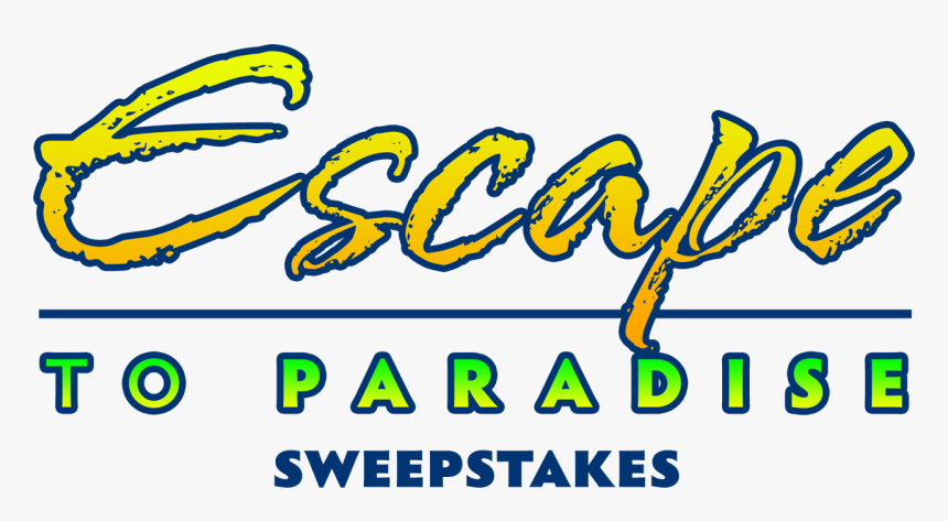 Escape To Paradise Sweepstakes, HD Png Download