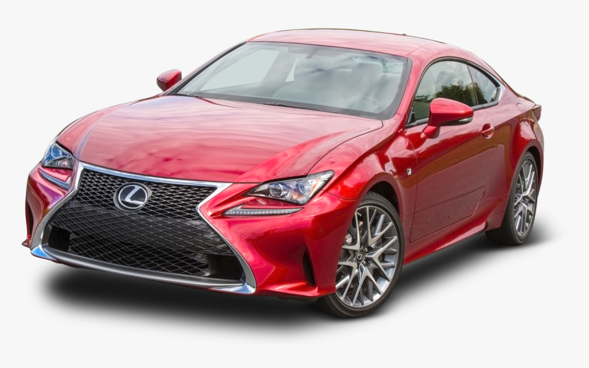 Lexus Rc 350 Red Car Png Image - 2018 Lexus Rc 350 F Sport, Transparent Png