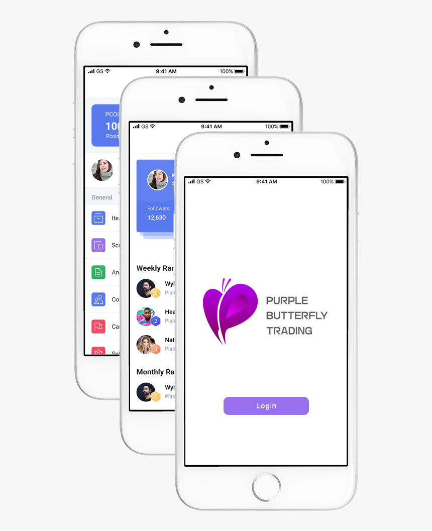 Download The Purple Butterfly Trading Application Here - Spring App, HD Png Download