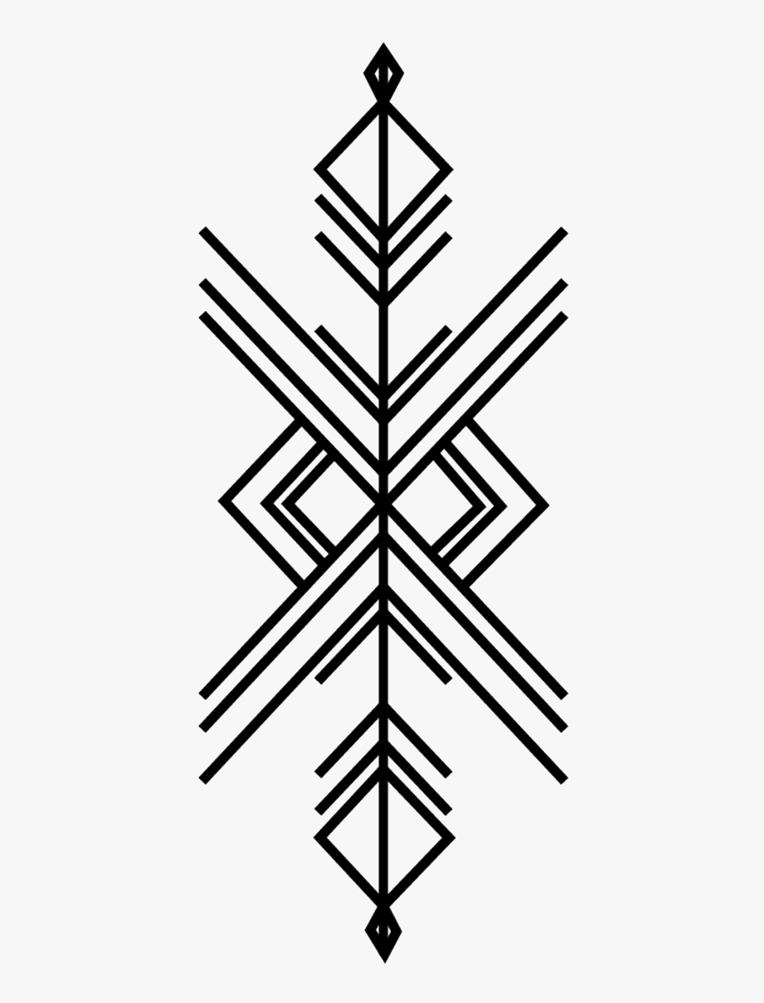 Geometry Tattoo Transparent Background Png - Transparent Small Tattoo Png, Png Download