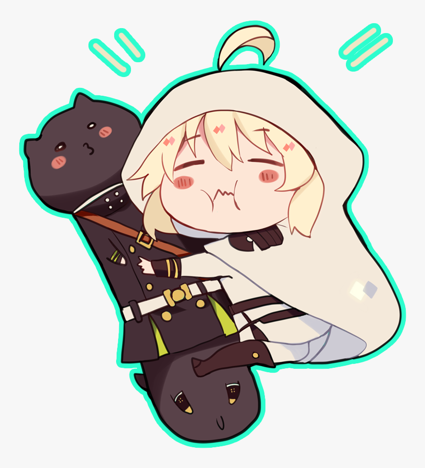 Green Vertebrate Clip Art Fictional Character - Mikaela Hyakuya Png, Transparent Png