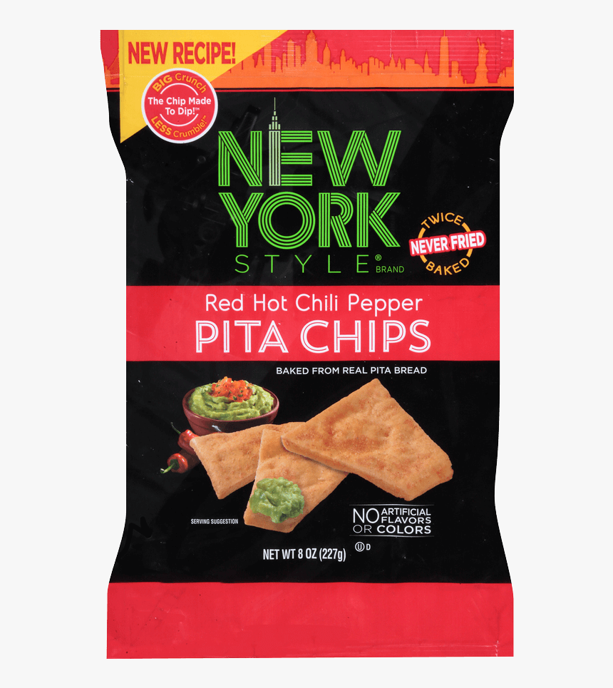 Image Of Red Hot Chili Pepper Pita Chips - New York Style Pita Chips, HD Png Download