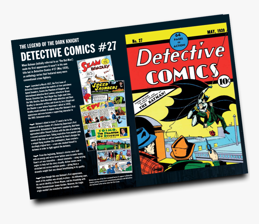 Detective Comics 27, HD Png Download