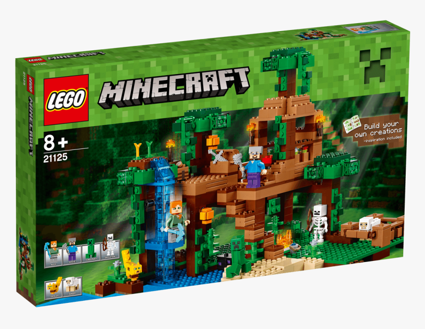 The Jungle Tree House - Minecraft Lego 21125, HD Png Download