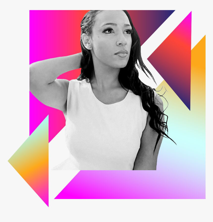 Photo Illustration Of Jade Ogunnaike In Black And White - Jade Magnus Ogunnaike, HD Png Download