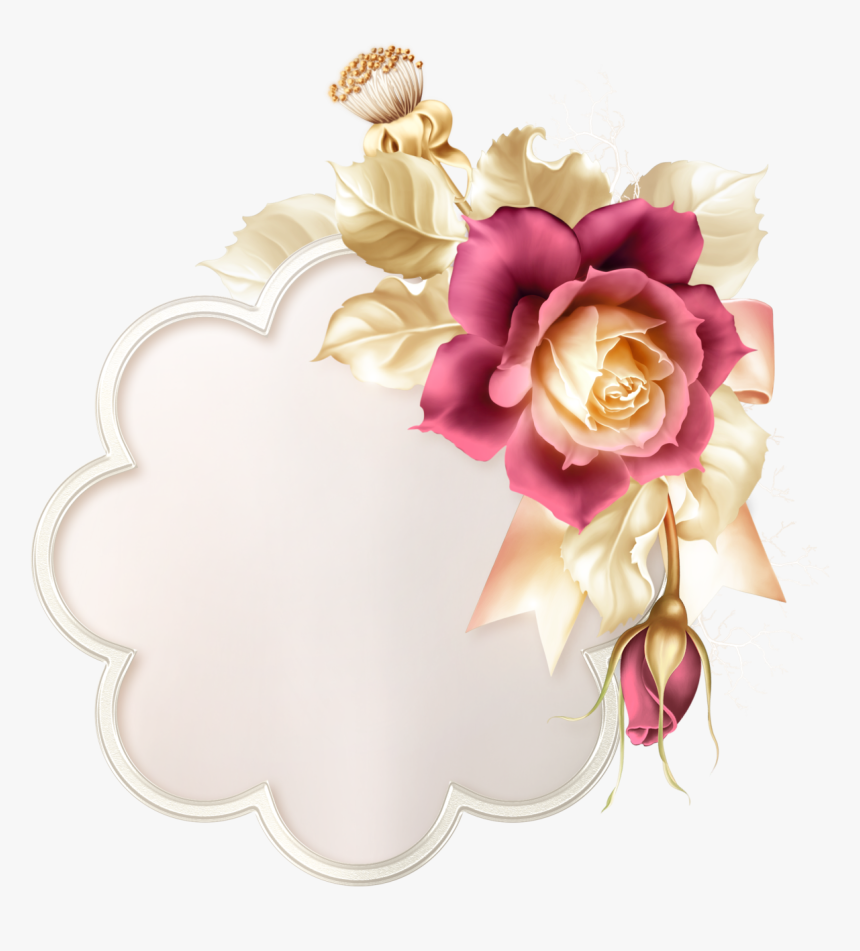 Winter Roses Winter Rose, Cute Frames, Printable Labels, - Moonbeam's Winter Roses, HD Png Download