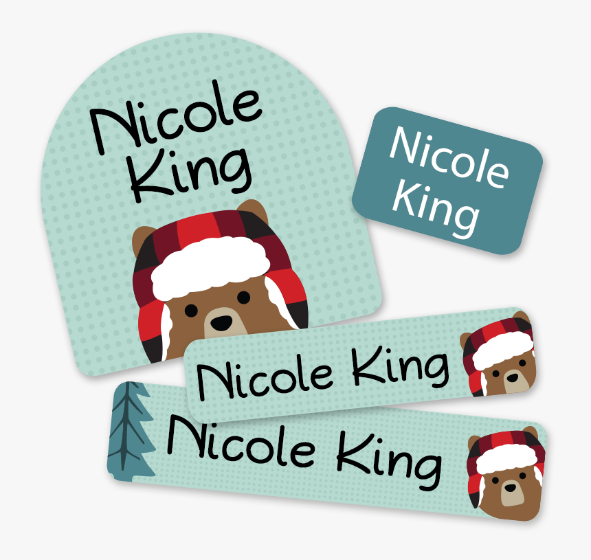 Scout Labels For Camp And School - Cartoon, HD Png Download