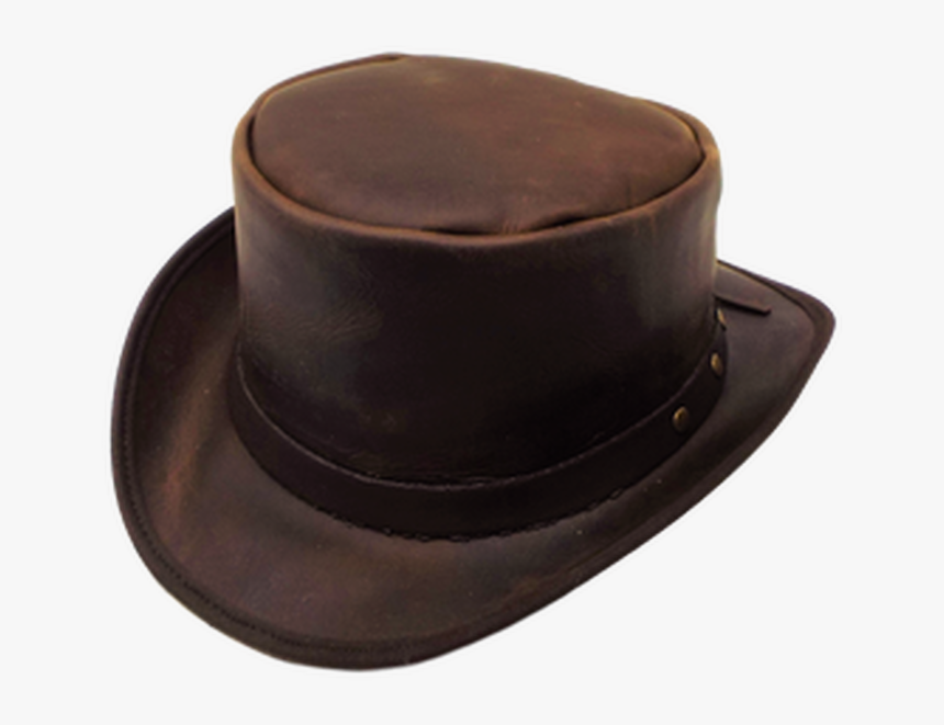 Leather Coachman Top Hat By One Fresh Hat - Cowboy Hat, HD Png Download