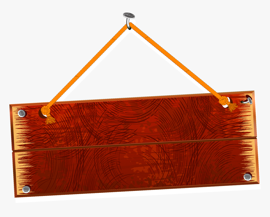 Bag Clip Wooden - Wooden Board, HD Png Download