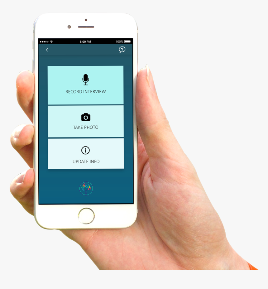 Someone Holding An Iphone, HD Png Download