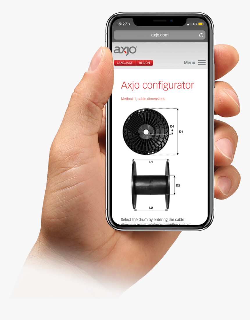 Free Iphone Holding Hand Iphonex - Iphone, HD Png Download