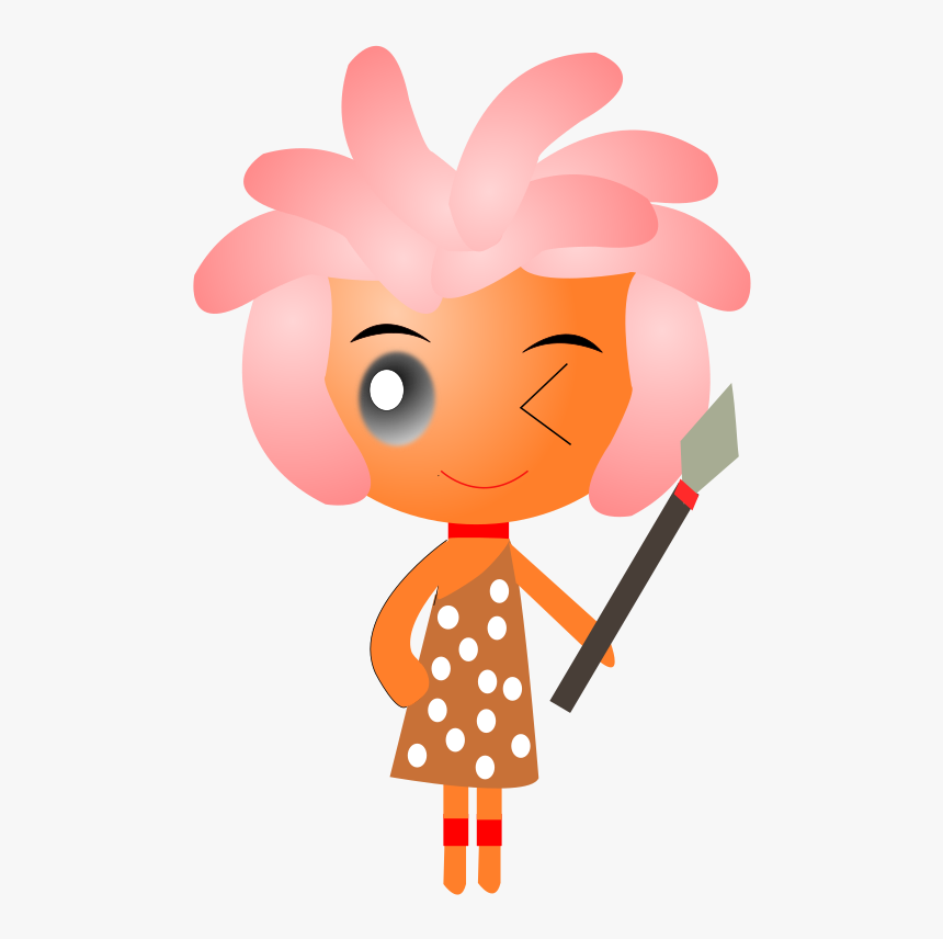 Caveman Sjjh Cartoon Fav People - Paintbrush, HD Png Download