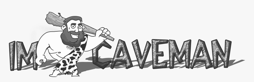 Internet Marketing Caveman - Firearm, HD Png Download
