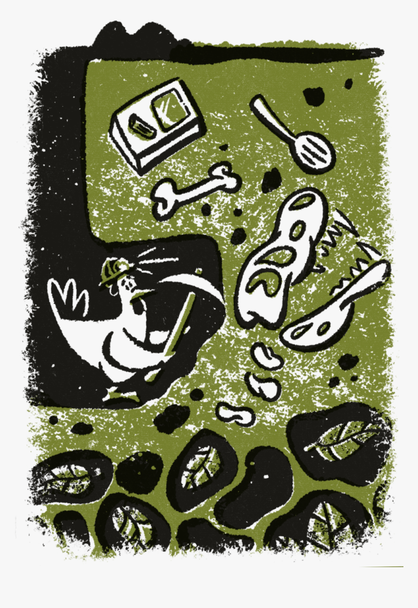 Chicken Digger - Illustration, HD Png Download