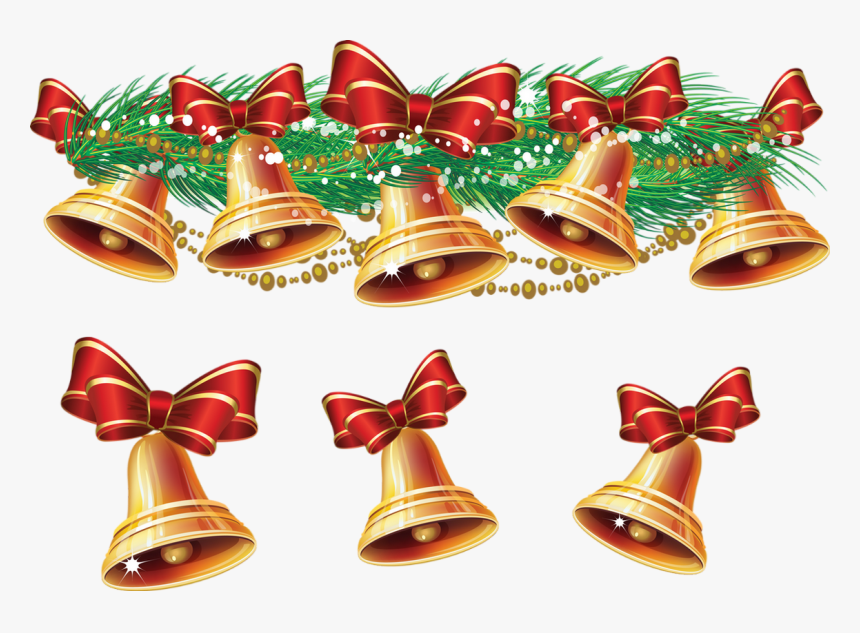 ❄️ Fêtes De Fin D Année, Cloches Png - Transparent Background Christmas Bell Clipart, Png Download