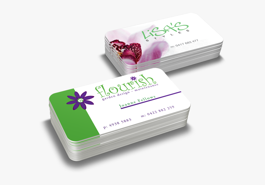 Transparent Business Card Png - Printed Business Cards With Round Corners, Png Download