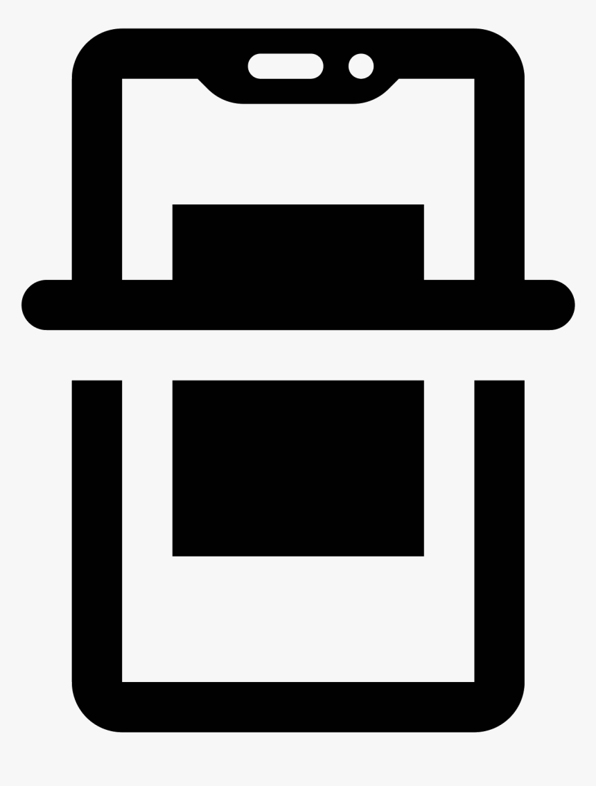 Business Card Scanner Icon - Push Notification Icon Png, Transparent Png