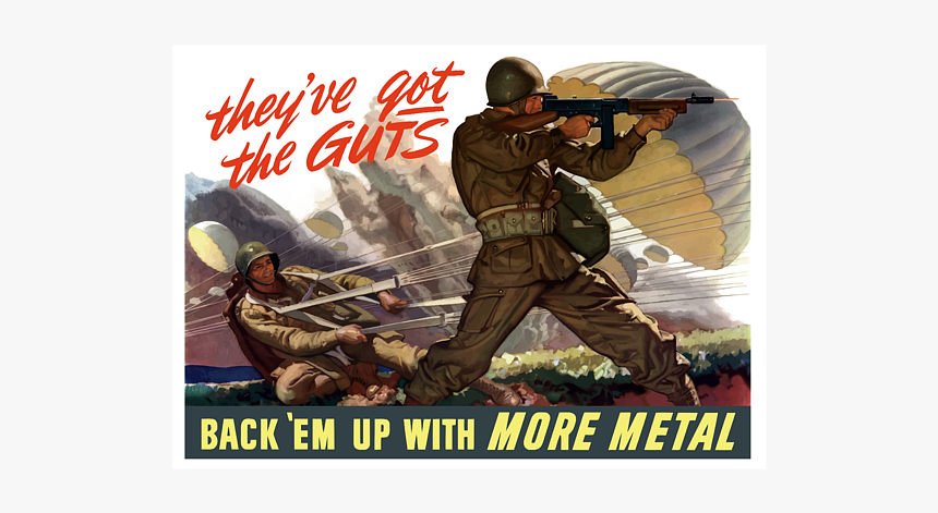 82nd Airborne Paratrooper Art, HD Png Download